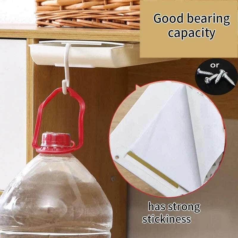 🖇️ Boîte de Rangement Cachée pour Bureau – Tiroir Auto-Adhésif Discret | Organisateur Plastique - Legeekshop