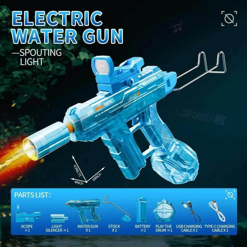 🔥 Pistolet à eau MK3 – Simulation tir de flammes & recharge automatique - Legeekshop