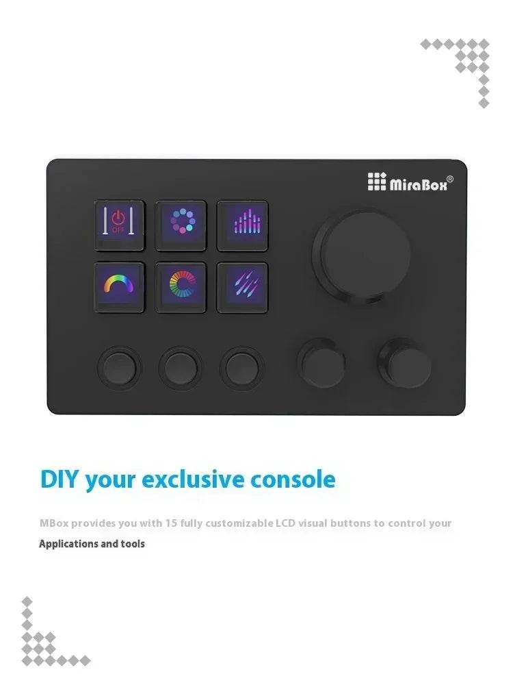 🎮 Clavier Macro Visuel Mirabox N3 – Streamdeck Personnalisable pour PC - Legeekshop
