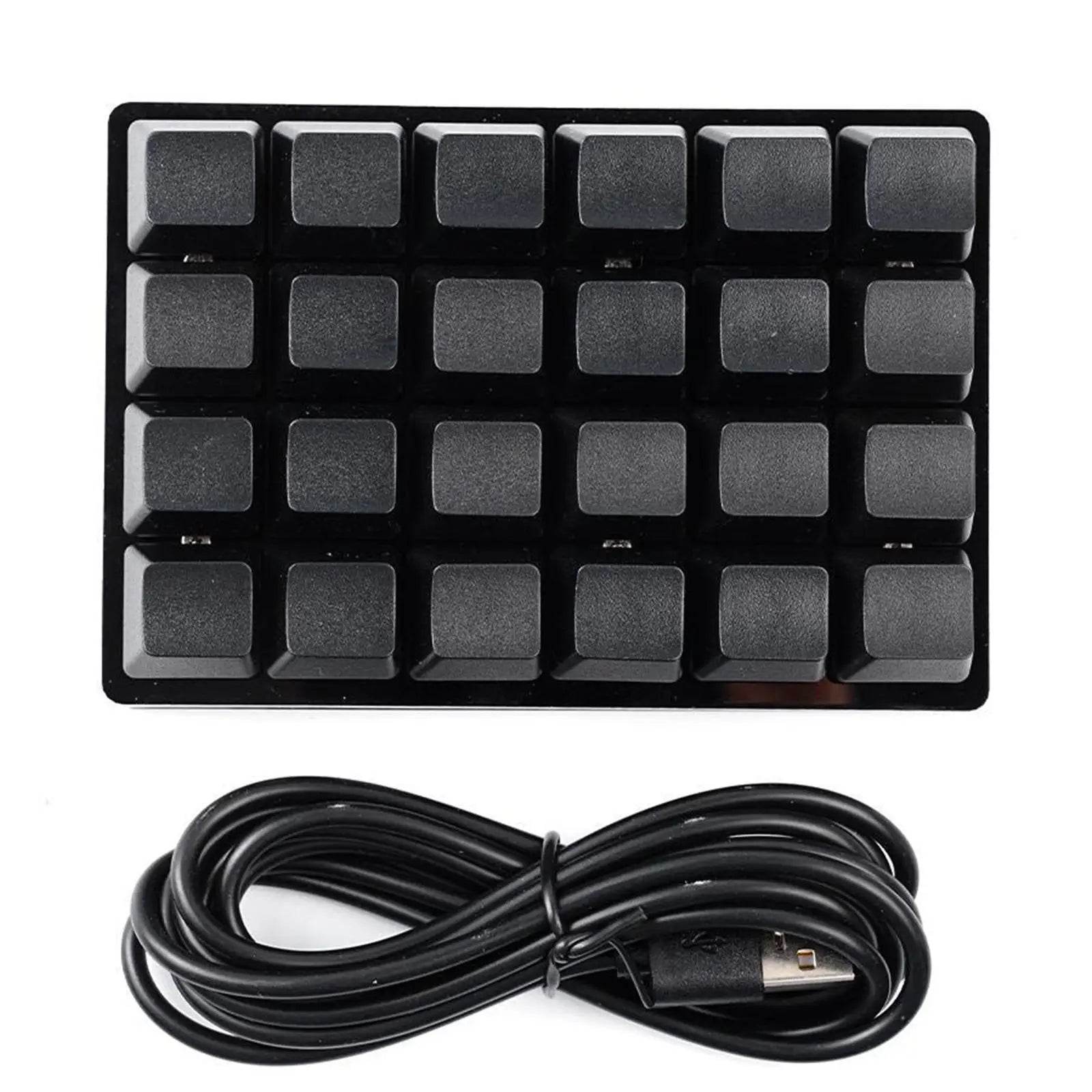 🎮 Mini Clavier Mécanique Programmable SayoDevice – USB | 2 à 24 Touches Macro - 24 Keys Black / China - clavier