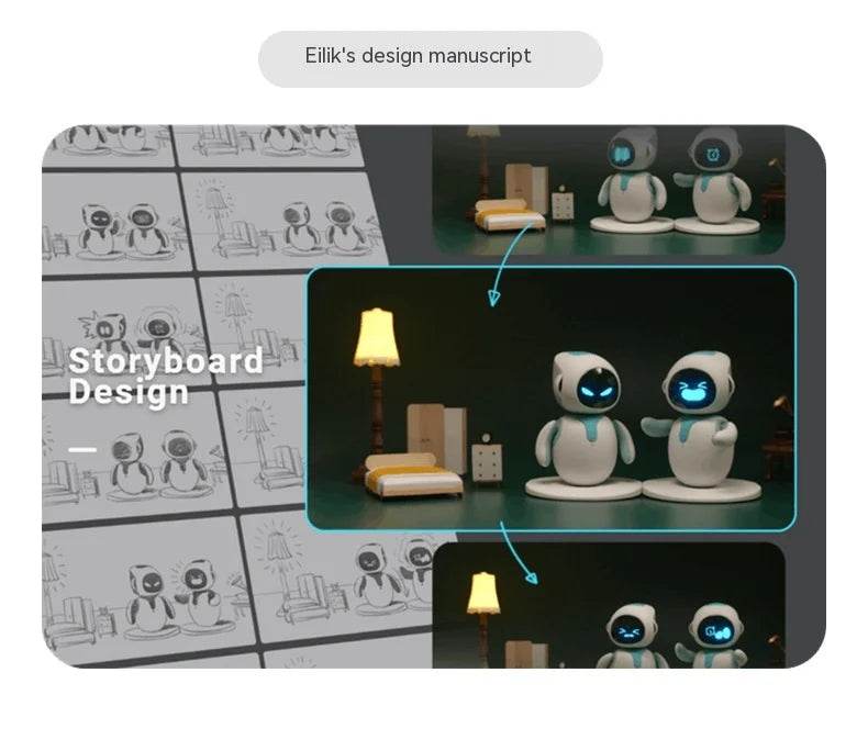 🤖 Eilik – Robot compagnon intelligent avec interaction émotionnelle AI - Legeekshop