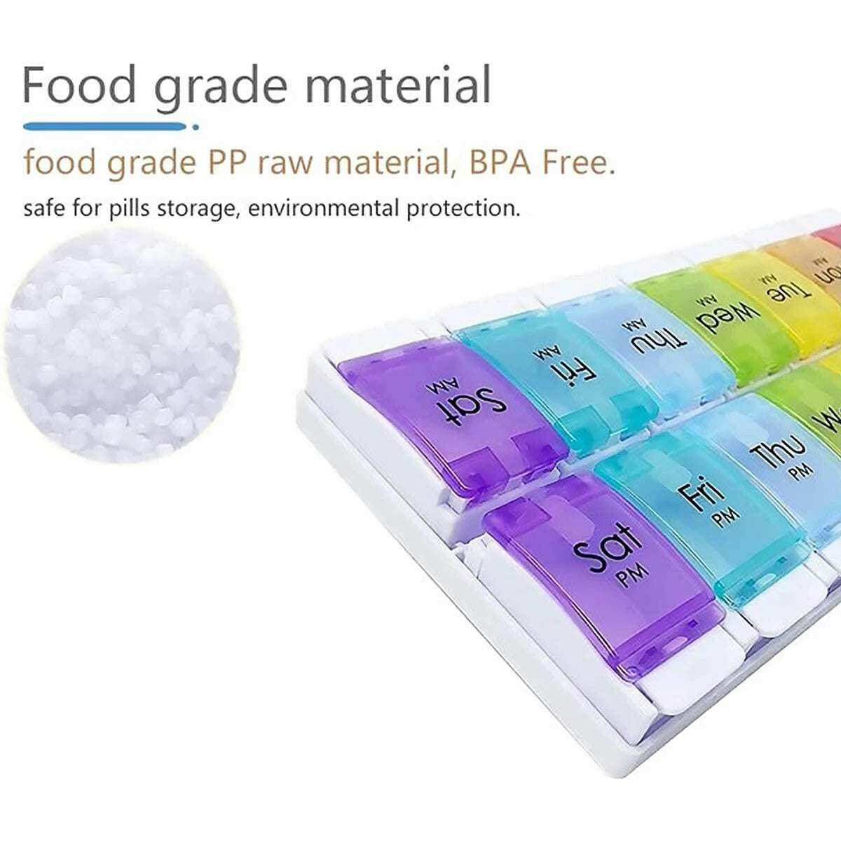 💊 Boîte à Pilules Hebdomadaire et Mensuelle – 7/14/28 Jours | Organisateur de Médicaments - Legeekshop