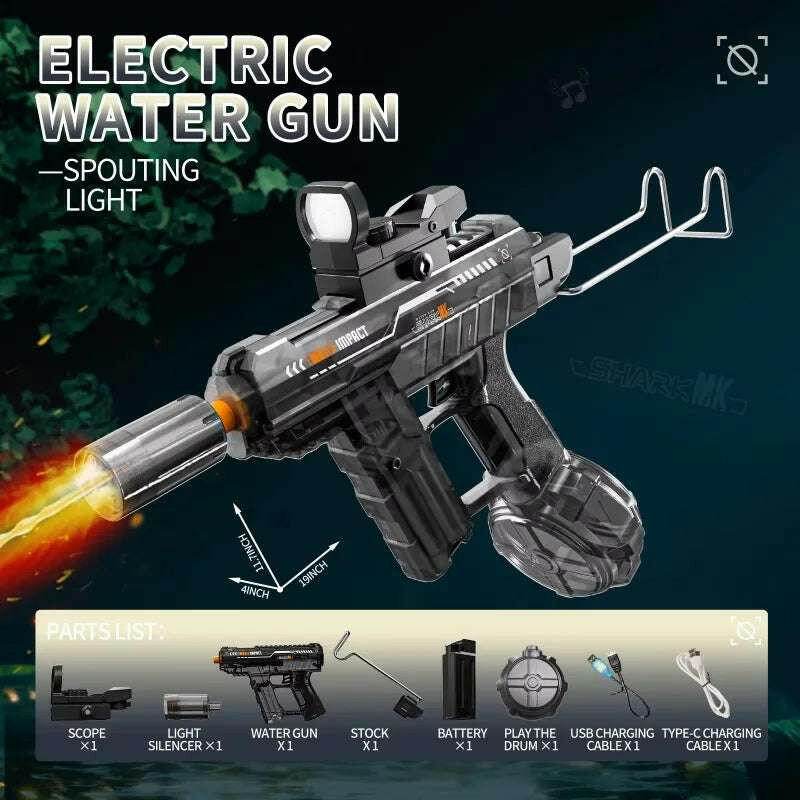🔥 Pistolet à eau MK3 – Simulation tir de flammes & recharge automatique - Legeekshop