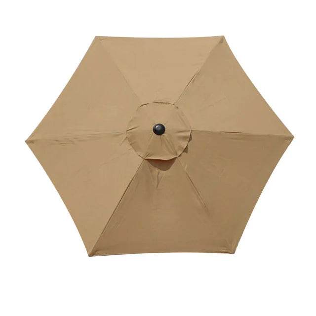 ☀️ Tissu de remplacement pour parasol – 6/8 nervures, polyester imperméable UV30+ - Legeekshop