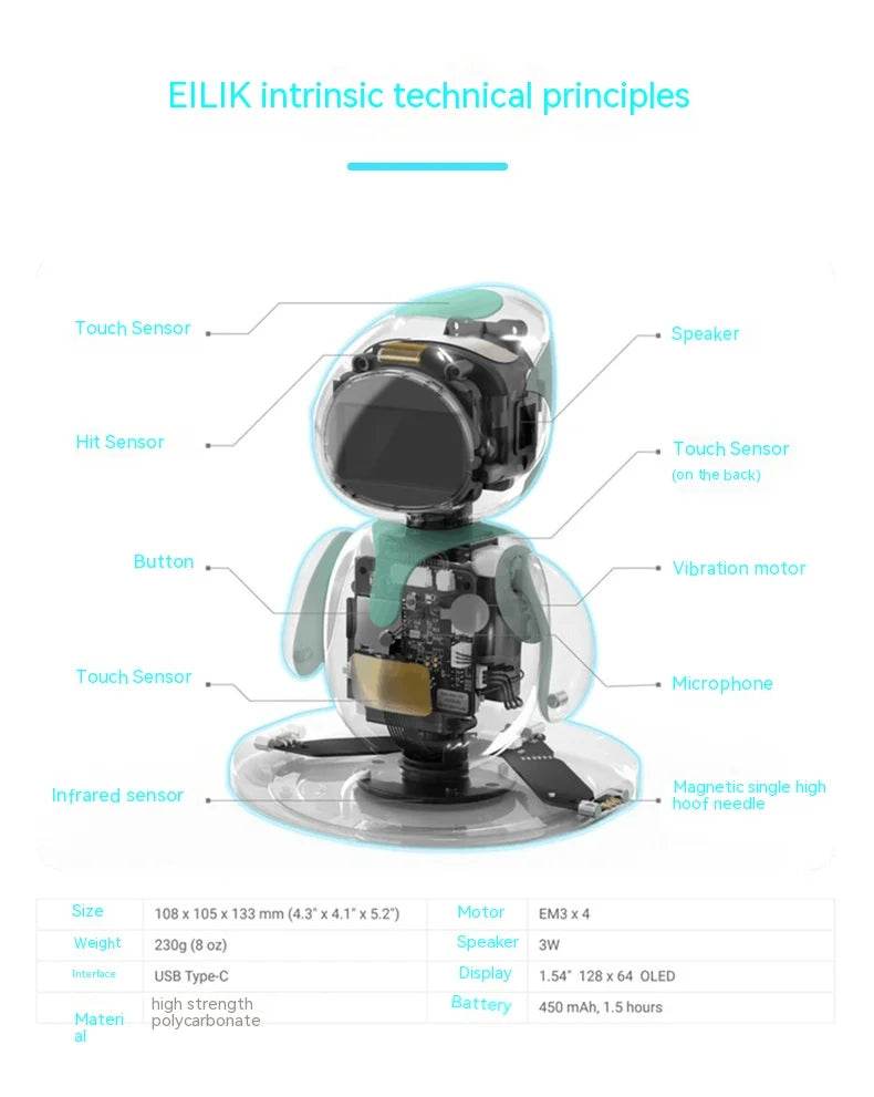 🤖 Eilik – Robot compagnon intelligent avec interaction émotionnelle AI - Legeekshop
