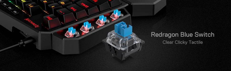🎮 Clavier Mécanique Redragon K585 DITI – Gaming à Une Main | Rétroéclairage RGB & Hot-Swap - Legeekshop