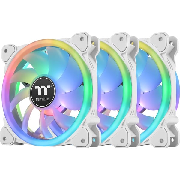 Thermaltake SWAFAN 14 RGB Radiator Fan TT Premium Edition White (3-Fan Pack), Gehäuselüfter - Thermaltake