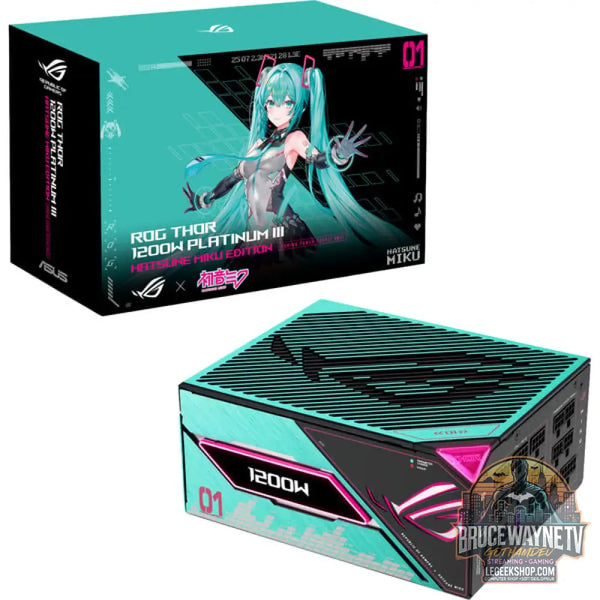 ASUS ROG Thor 1200W Platinum III Hatsune Miku Edition, alimentation PC - ASUS