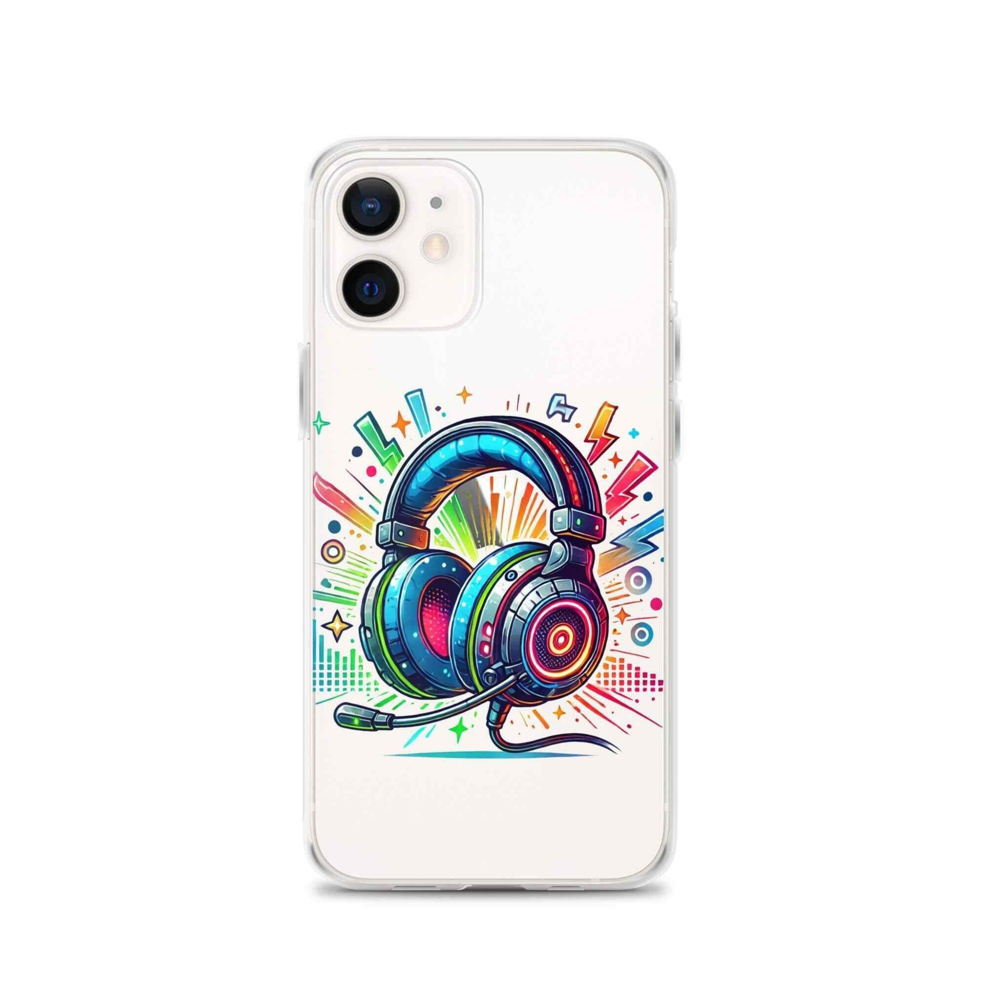 Coque iPhone® Design Gamer Casque Coloré - Legeekshop - Legeekshop