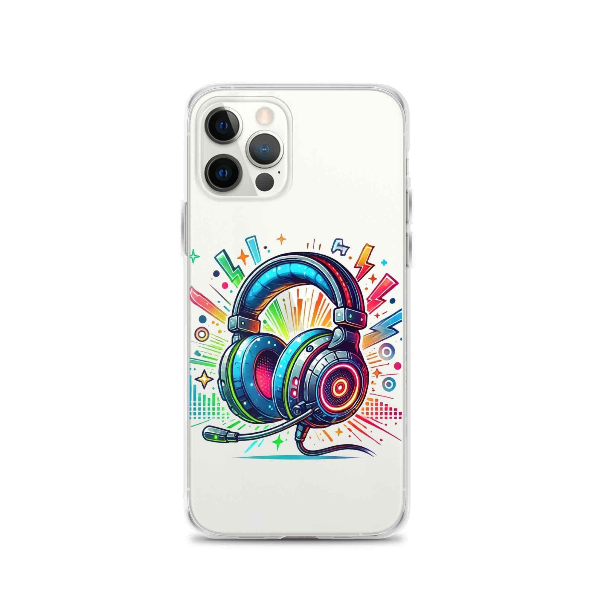 Coque iPhone® Design Gamer Casque Coloré - Legeekshop - Legeekshop