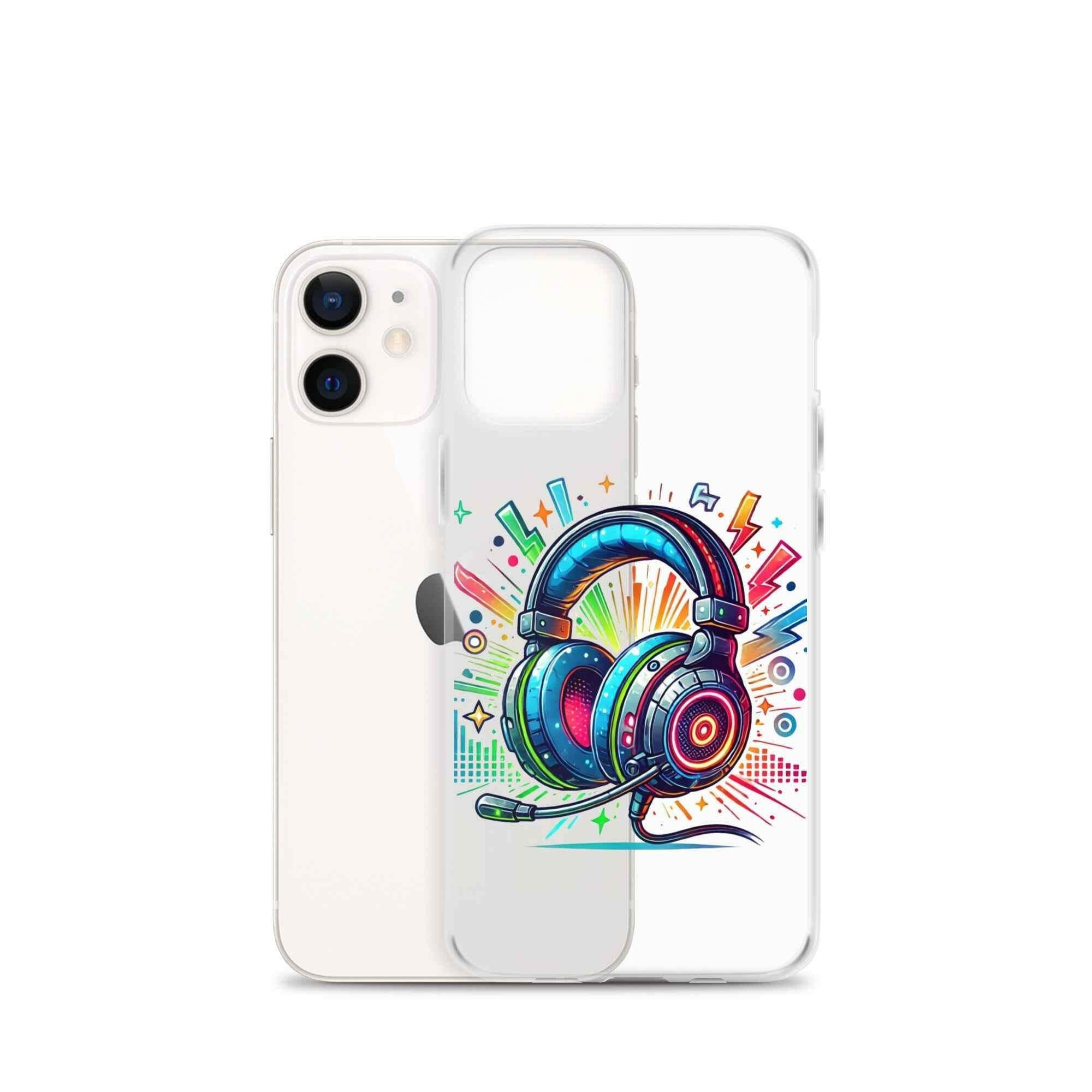 Coque iPhone® Design Gamer Casque Coloré - Legeekshop - Legeekshop
