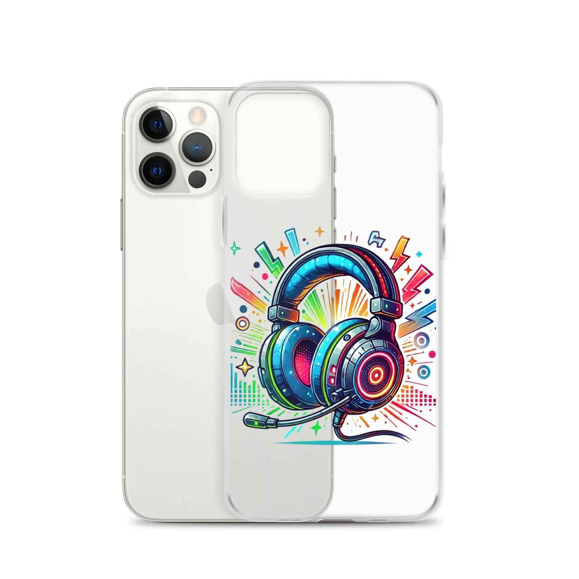 Coque iPhone® Design Gamer Casque Coloré - Legeekshop - Legeekshop