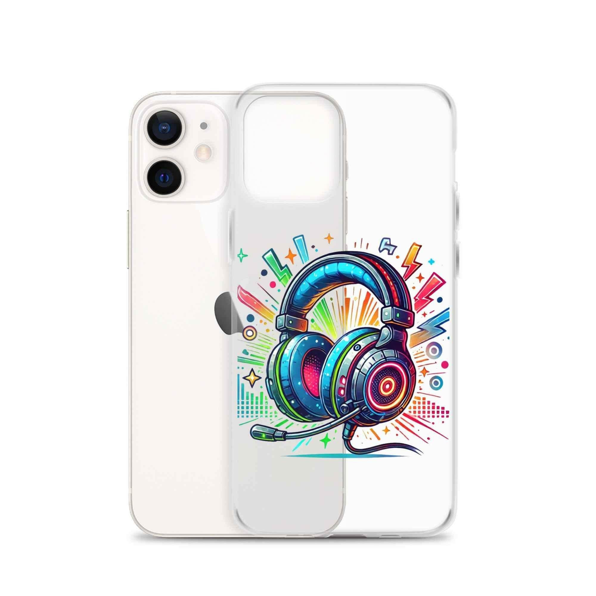 Coque iPhone® Design Gamer Casque Coloré - Legeekshop - Legeekshop