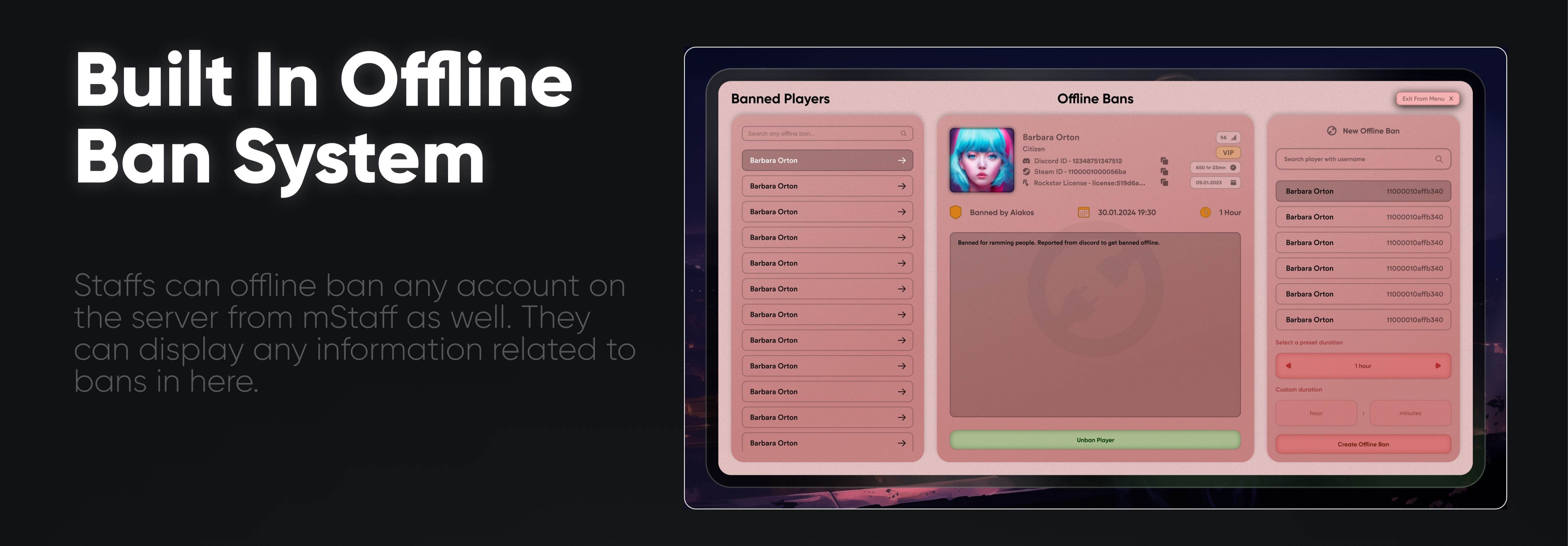 ⚙️ mStaff Remake Open Source – Script Panel Admin FiveM ⚙️ - Legeekshop