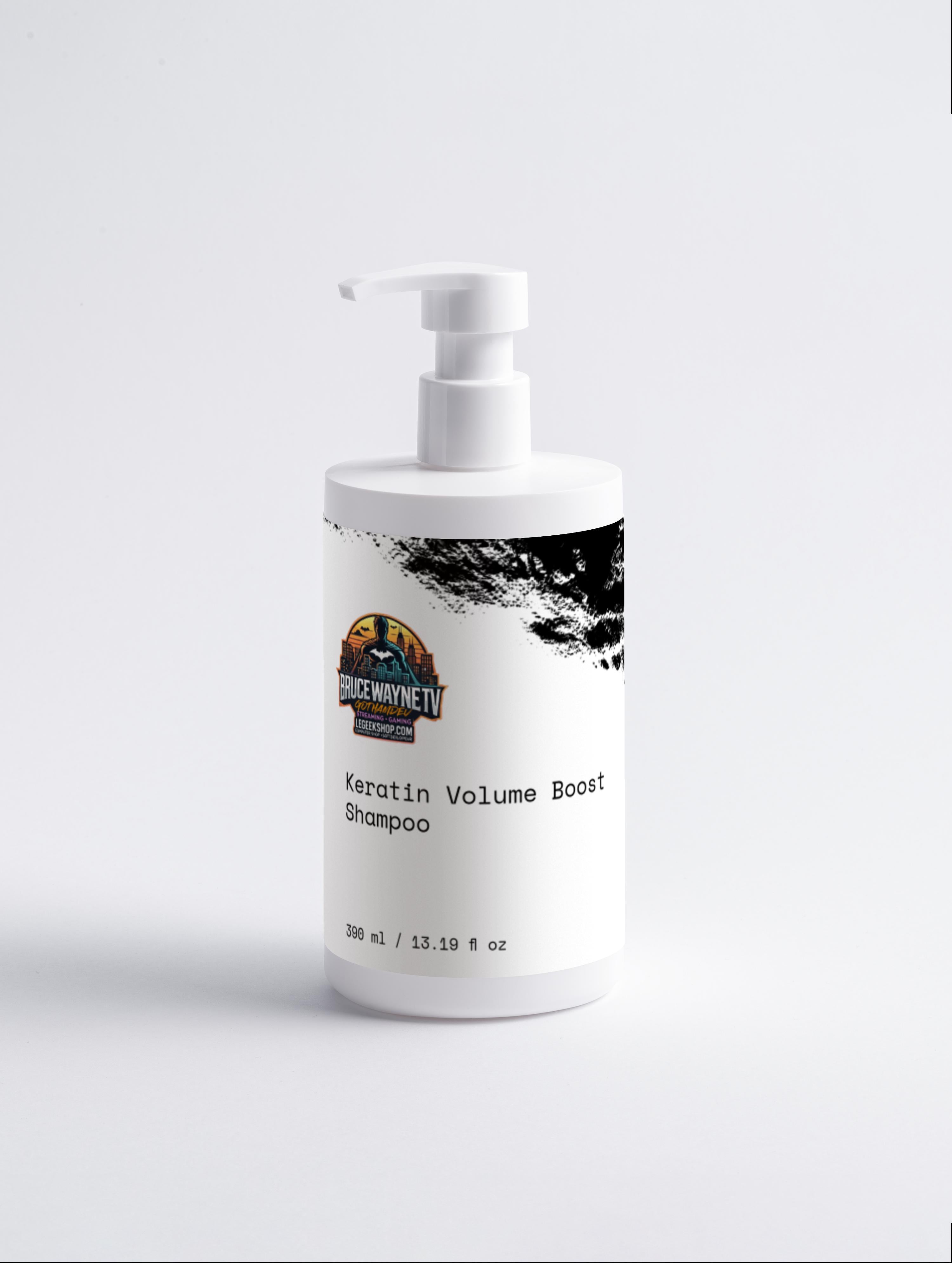 💇♀️ Shampoing Kératine Volume Boost - Caféine Romarin 390ml 💇♀️