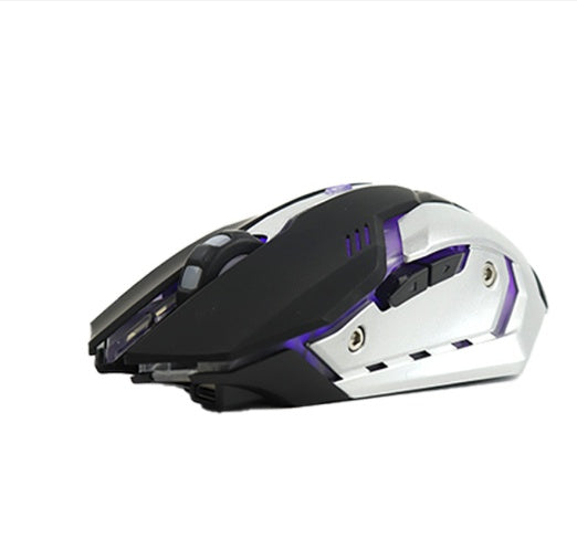 Souris Gaming Sans Fil Rechargeable Silencieuse RGB