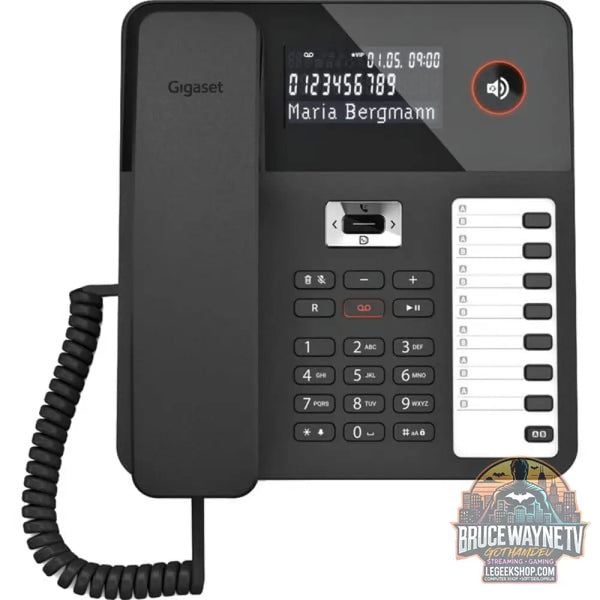 Gigaset DESK 800A, analoges Telefon (noir) - Gigaset