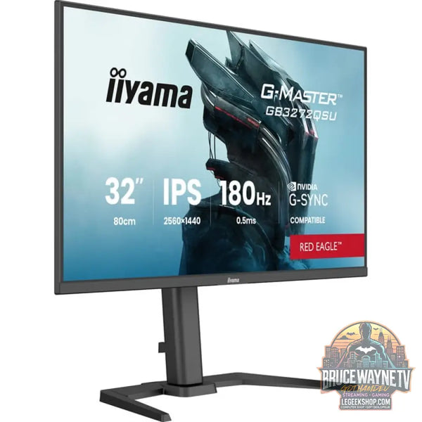 iiyama G-Master GB3272QSU-B1 Red Eagle 31,5" QHD/WQHD IPS 180 Hz - iiyama