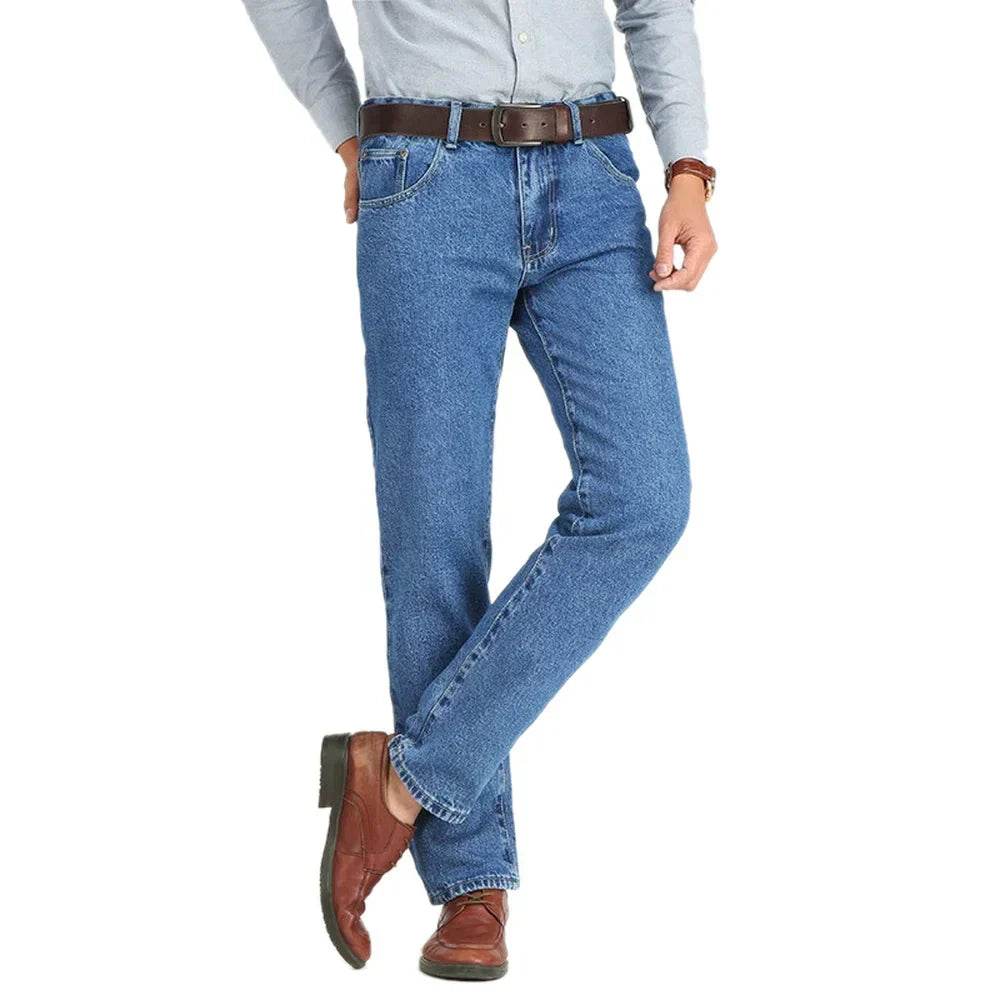 Jean Classique Homme, Pantalon en Denim Coupe Droite, Extensible, Style Business | Mlengnt | Wayne Outfitters - Legeekshop