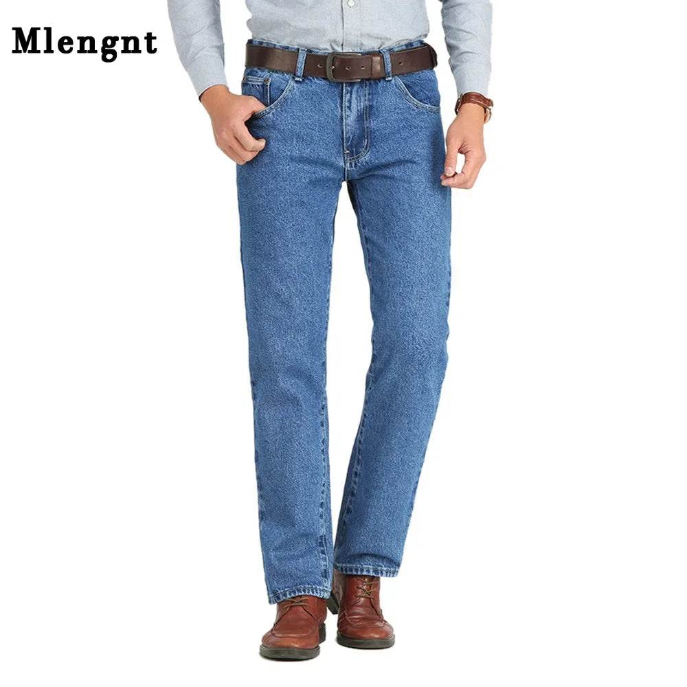 Jean Classique Homme, Pantalon en Denim Coupe Droite, Extensible, Style Business | Mlengnt | Wayne Outfitters - Legeekshop