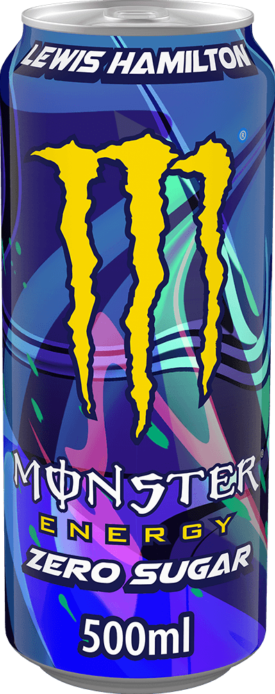 Monster Energy 44 Lewis Hamilton Sugar Free (12 x 500 ml) ou à l’unité - Legeekshop