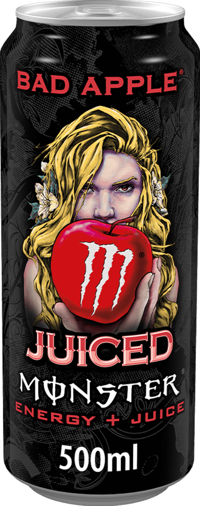 Monster Energy Juiced Bad Apple (12 x 500 ml) ou à l’unité - Legeekshop
