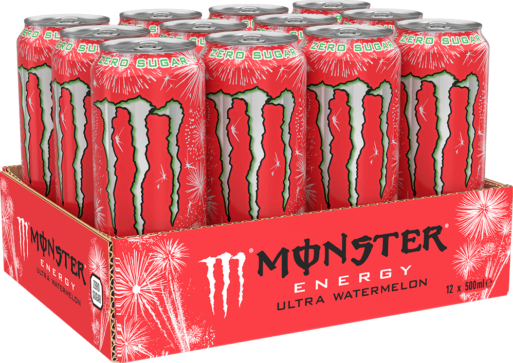 Monster Energy Ultra Pastèque (12 x 500 ml) ou à l'unité - Legeekshop