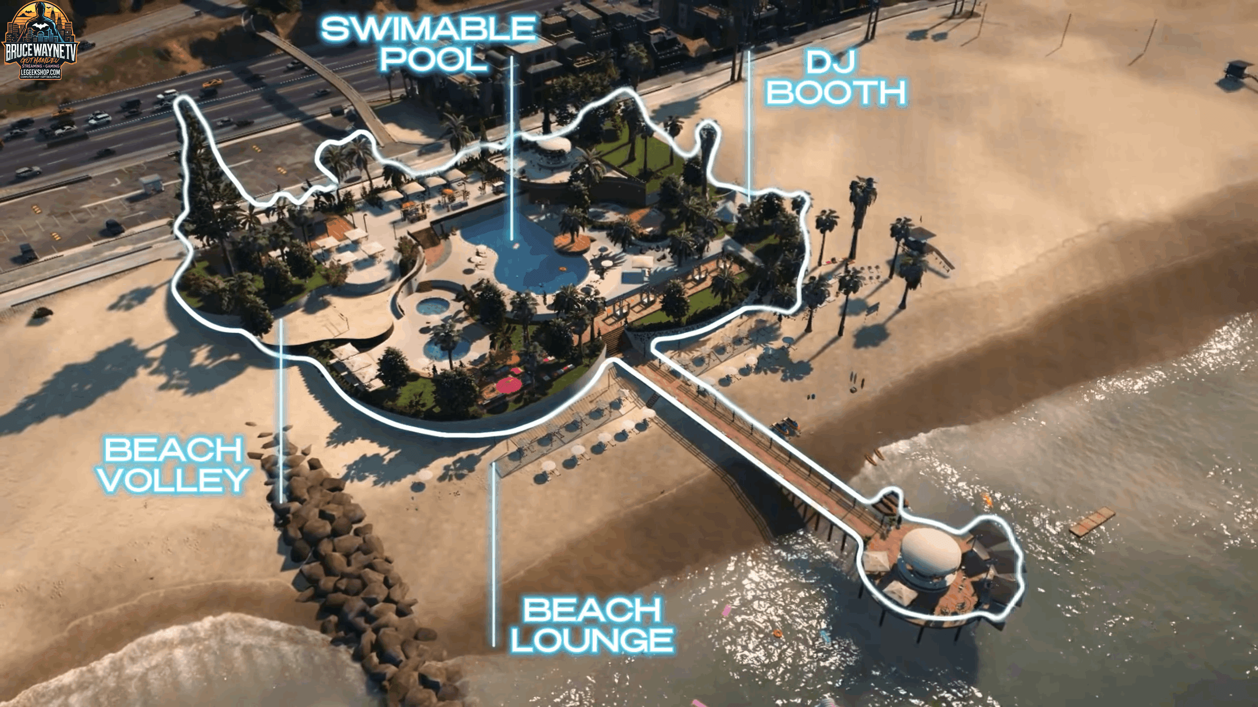 🏝️ Paradise Beach Club I FiveM MLO – Votre oasis de luxe à Pacific Bluffs - Legeekshop