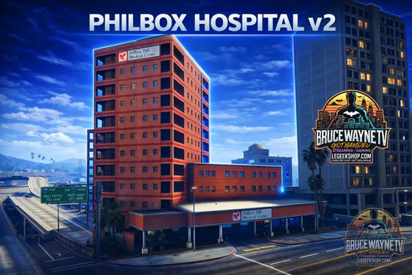 Philbox Hospital V2 - Mapping FiveM Hôpital Ultra-Réaliste RP - Mapping FiveM