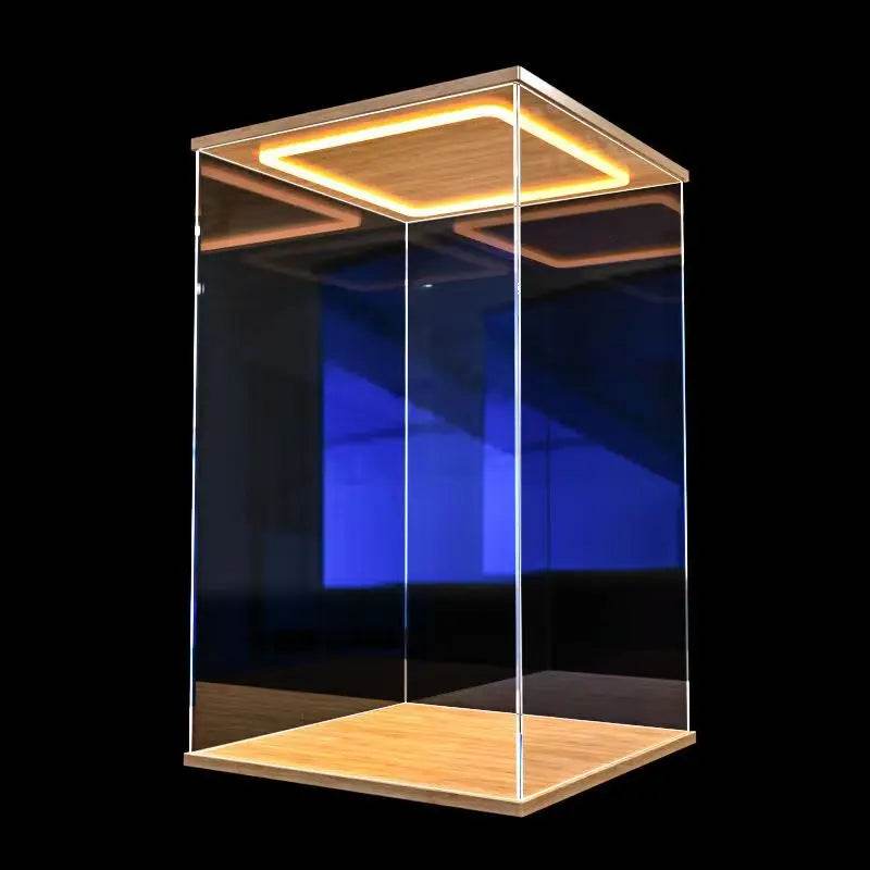 ✨ Présentoir LED Acrylique Transparent | Vitrine Figurines & Modèles - Legeekshop