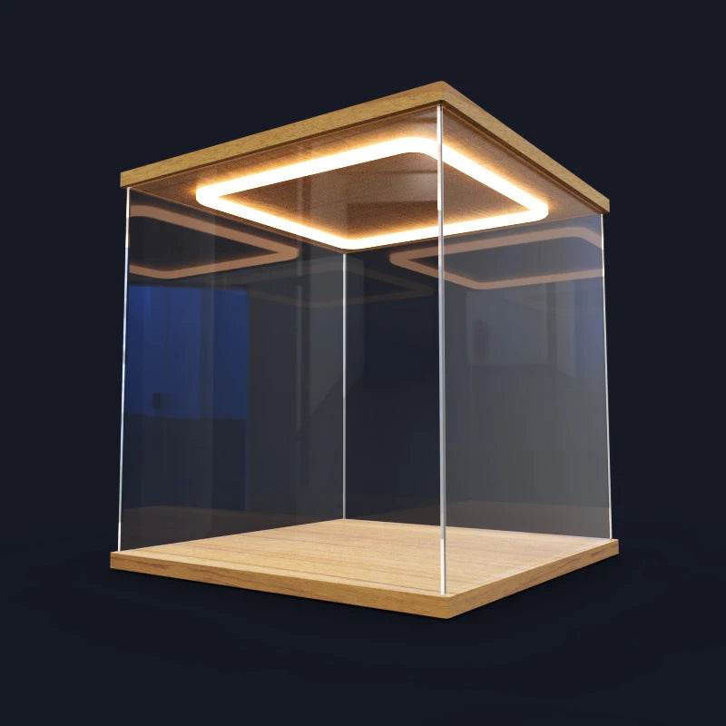 ✨ Présentoir LED Acrylique Transparent | Vitrine Figurines & Modèles - Legeekshop