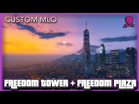 🏙️ Freedom Tower & Plaza – Mapping FiveM 🏙️.