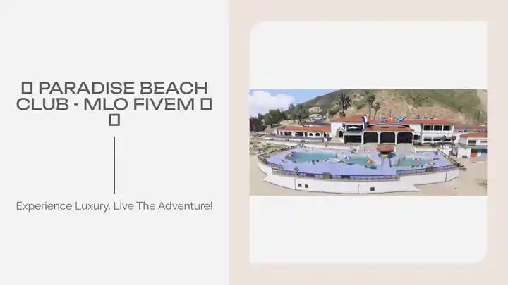 🌴 Paradise Beach Club - MLO FiveM 🎰🎶 by@Outfy