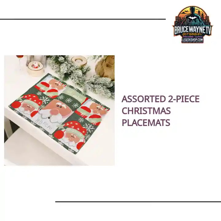 Assorted 2-Piece Christmas Placemats by@Outfy