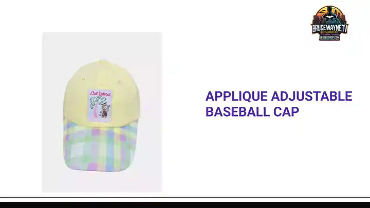 Applique Adjustable Baseball Cap by@Outfy