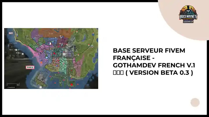 Base Serveur FiveM Française - GothamDev French V.1 🇫🇷🚓 ( version beta 0.3 ) by@Outfy