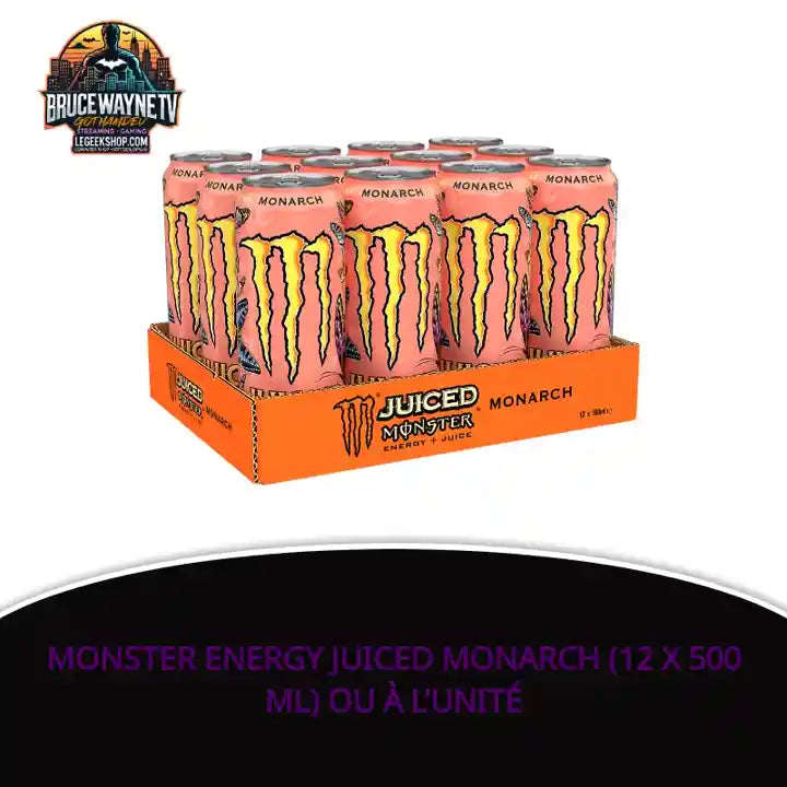 Monster Energy Juiced Monarch (12 x 500 ml) ou à l’unité by@Outfy