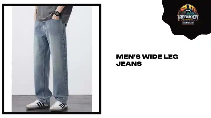 Men's Wide Leg Jeans by@Outfy