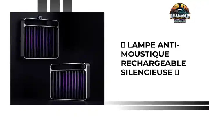 🎮 lampe anti-moustique rechargeable silencieuse 🎮 by@Outfy