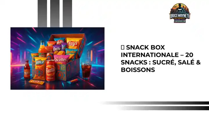 🌍 Snack Box Internationale – 20 Snacks : Sucré, Salé & Boissons by@Outfy