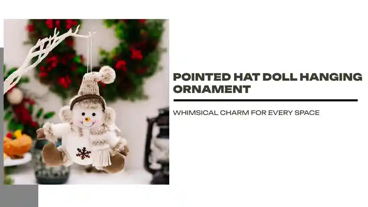Pointed Hat Doll Hanging Ornament by@Outfy