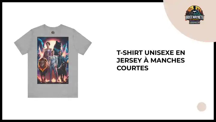 t-shirt unisexe en jersey à manches courtes by@Outfy