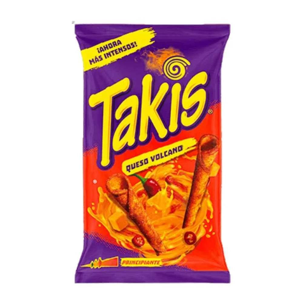 Takis TNT Queso Volcano – Tortillas Roulées au Fromage Épicé - Legeekshop