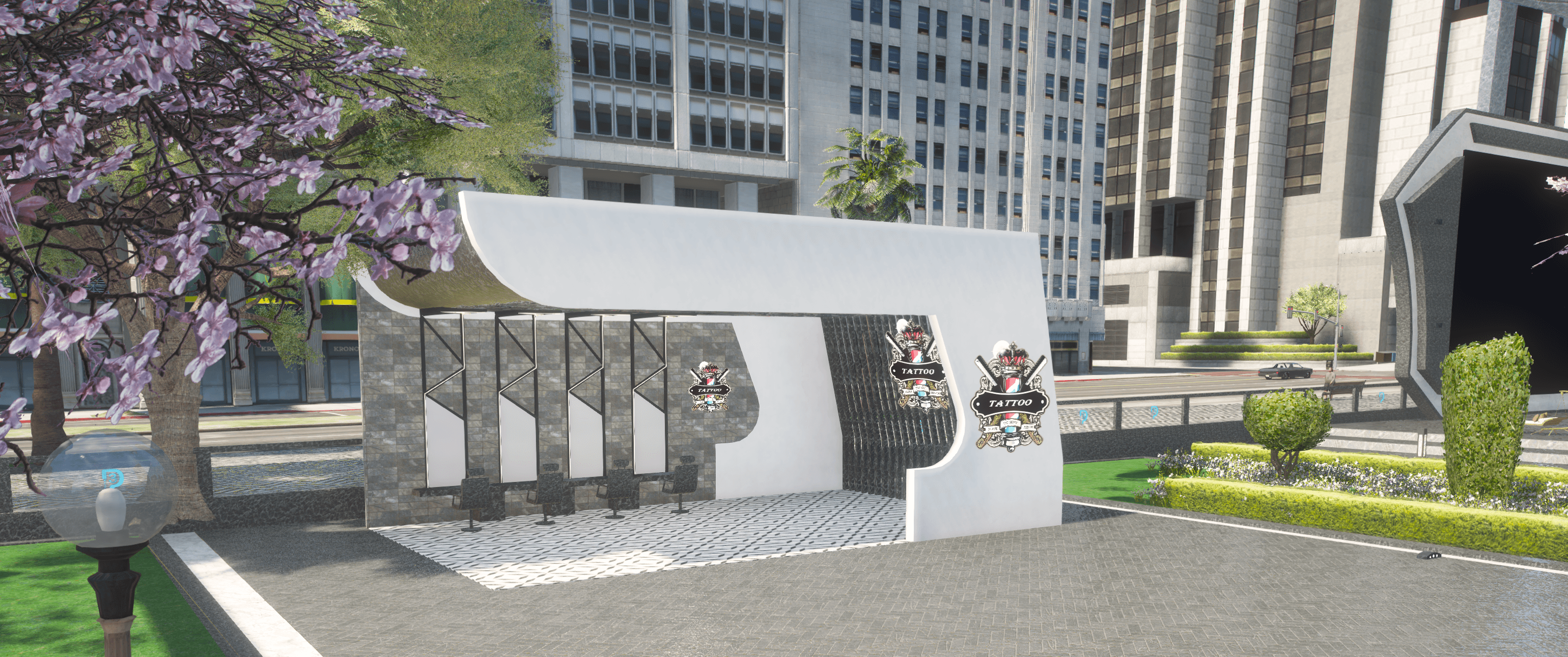 🏙️ MLO Mapping Place des Cubes FiveM - Boutique, Tattoo, Café | FiveM RP 🎮 - Legeekshop