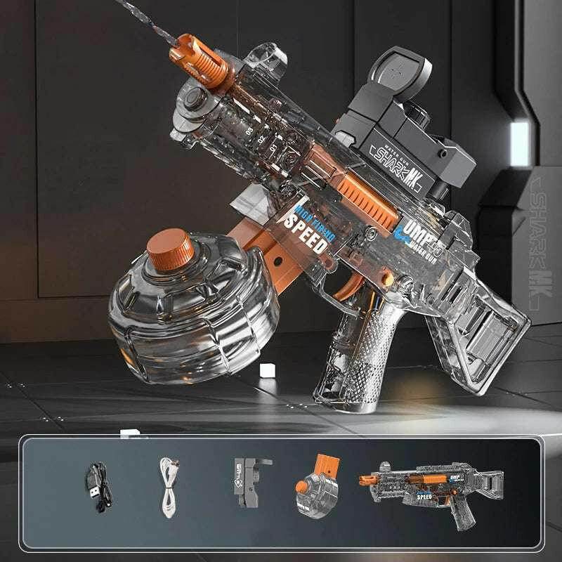 🔫 Pistolet à Eau Électrique Puissant – Aspiration Auto & Fun Illimité 🔫 - Legeekshop