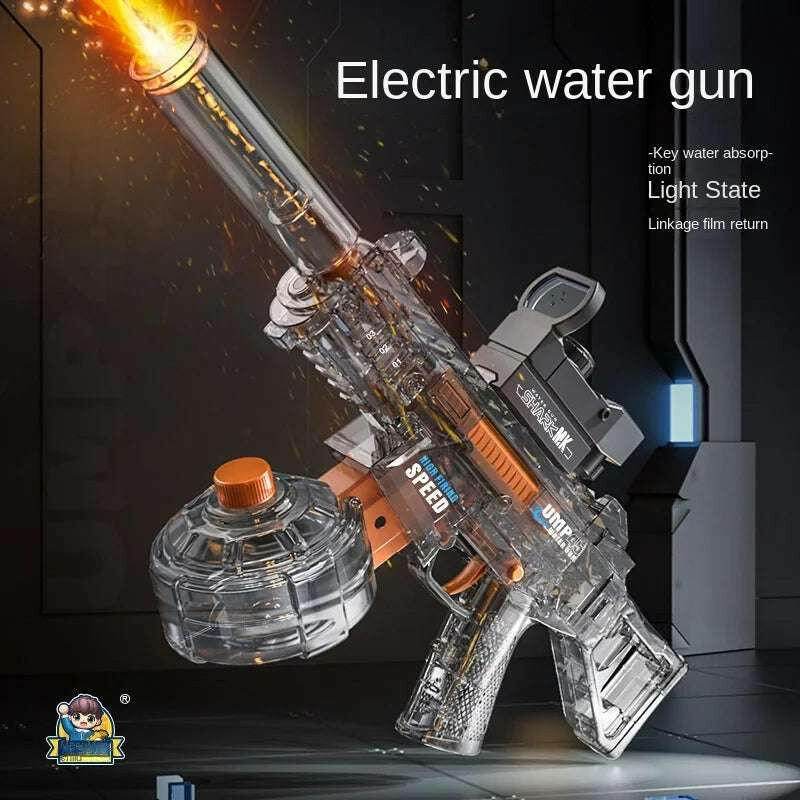 🔫 Pistolet à Eau Électrique Puissant – Aspiration Auto & Fun Illimité 🔫 - Legeekshop