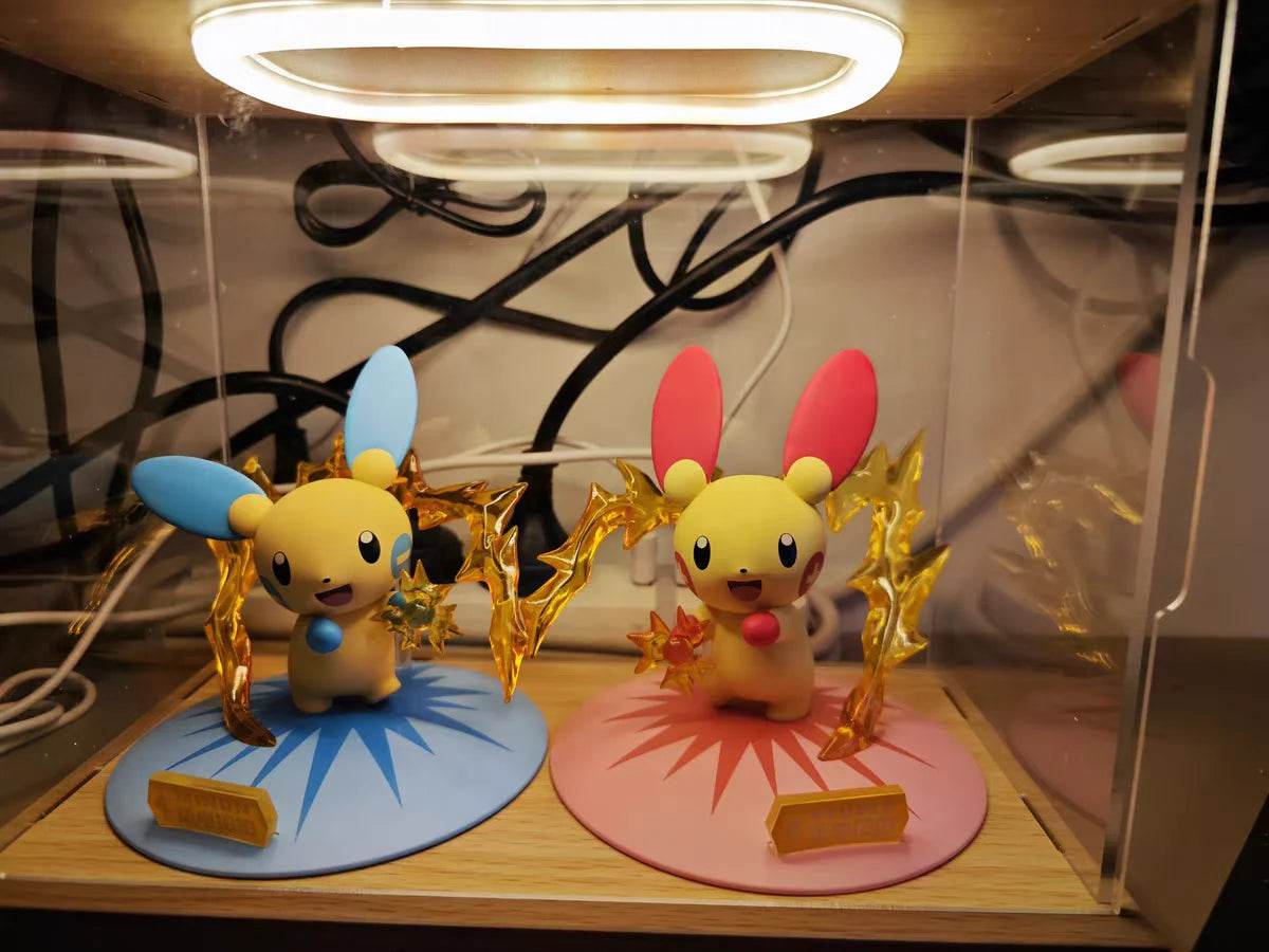 ✨ Présentoir LED Acrylique Transparent | Vitrine Figurines & Modèles - Legeekshop