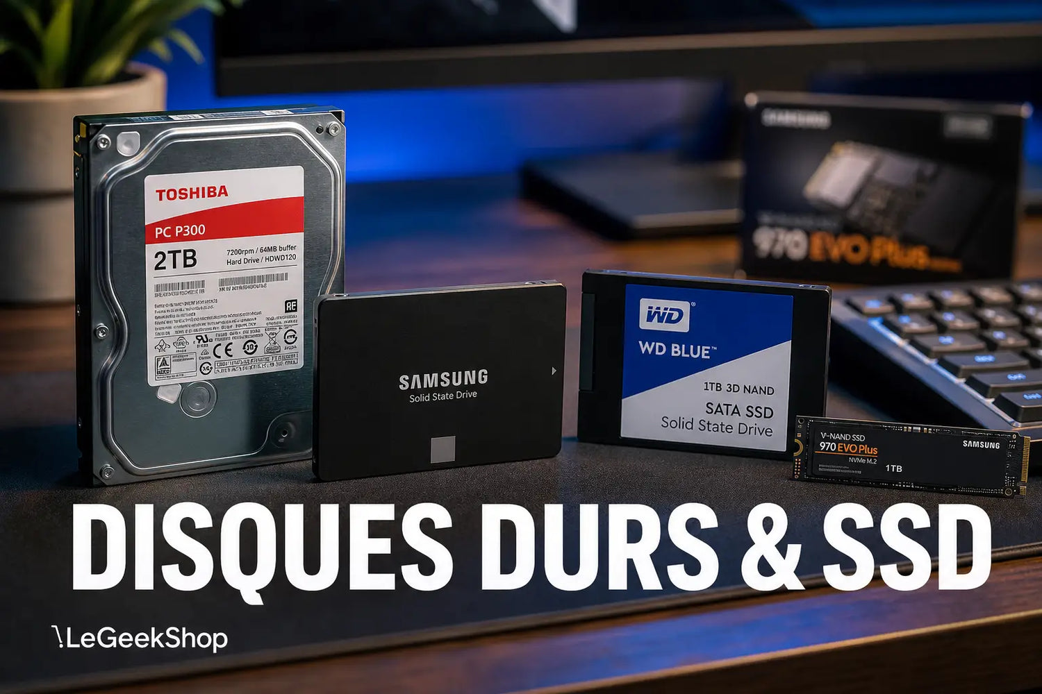 DISQUES DURS & SSD — LeGeekShop