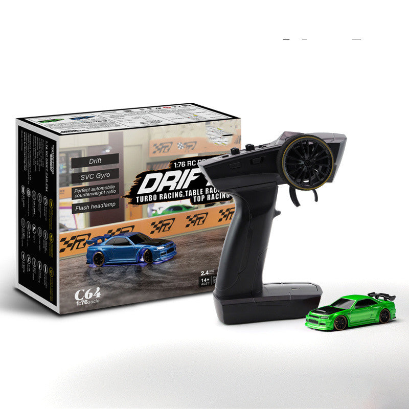 Voiture RC Drift Turbo Racing 1/76 Gyroscope Télécommande Pro