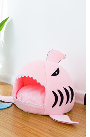 Lit Requin Animaux Chien Chat Niche Douillet Confortable